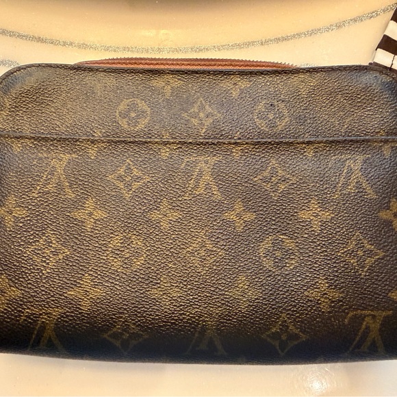 authentic Louis Vuitton Monogram Mens Clutch